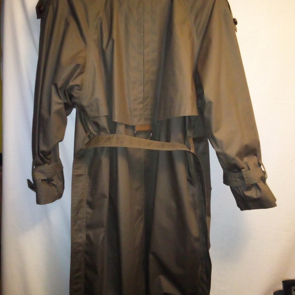 Cambridge Insulated Interchangeable Midi Trench Coat Womens Size 10P•VINTAGE - Picture 10 of 11